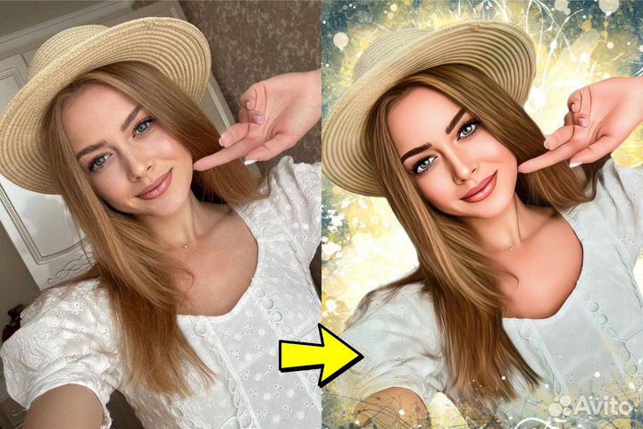 Портрет на холсте по фото