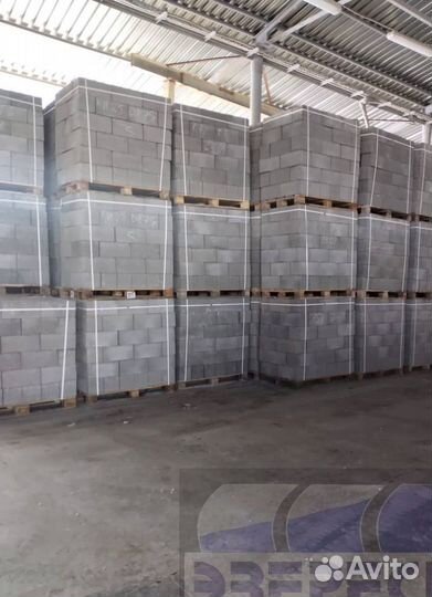 Блок керамзитный, шлакоблок