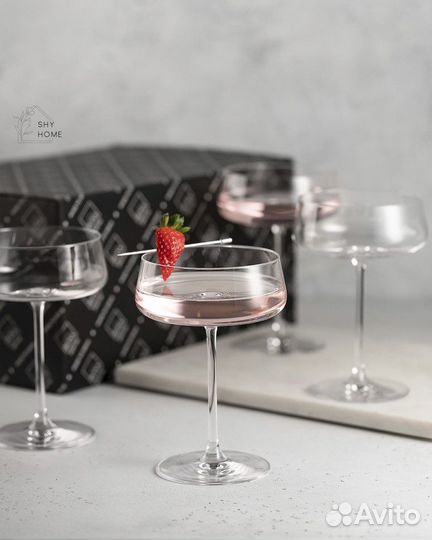 Фужеры богемия