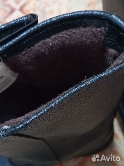 Кожаные сапоги рабочие утепленные, 39 размер