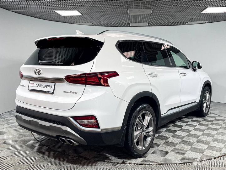 Hyundai Santa Fe 2.2 AT, 2019, 101 000 км