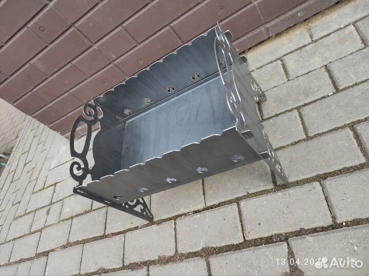 Мангал разборный Узор 2 мм