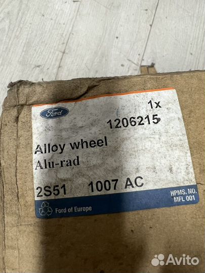 Диск R15 Ford Fusion