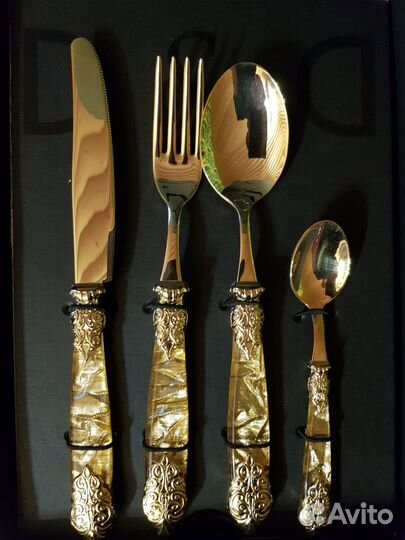 Версаль Голд Набор столовых приборов Domus на 6пер