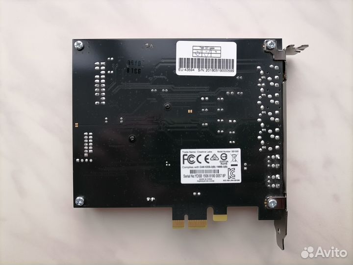 Звуковая карта с пультом Sound Blaster Zx