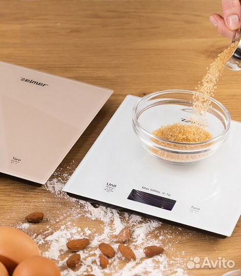 Кухонные весы Zelmer ZKS1100W, белый