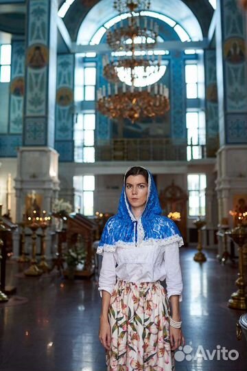 Неспадающий Платок на крещение