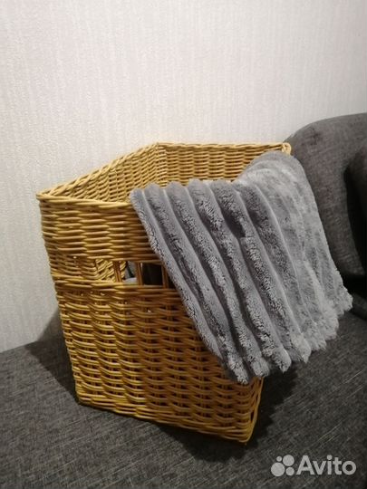 Корзина плетеная для хранения