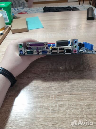 Материнская плата 775 с процессором