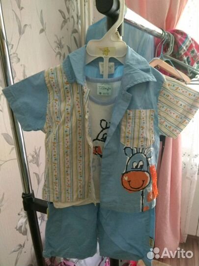 Костюмчик для малыша, б/у, р-р 80-52
