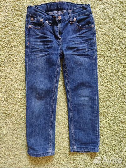 Джинсы для девочки 3-5 лет