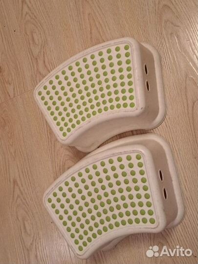 Подставка для ног икеа фёрсиктиг, белый/зеленый