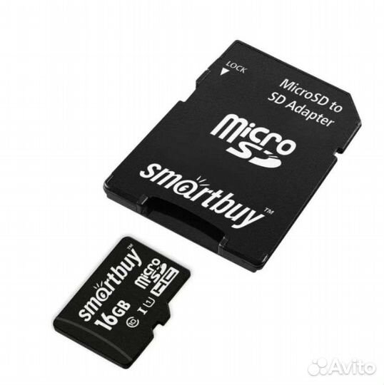 Карта памяти MicroSD 16gb SmartBuy