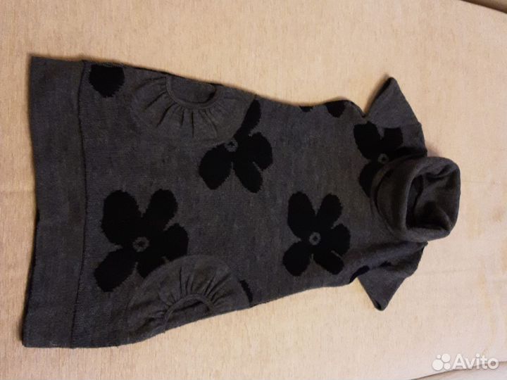 Теплое платье туника 152,158