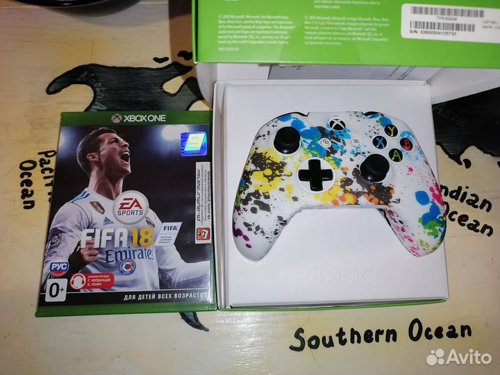 Геймпад xbox one +fifa 18