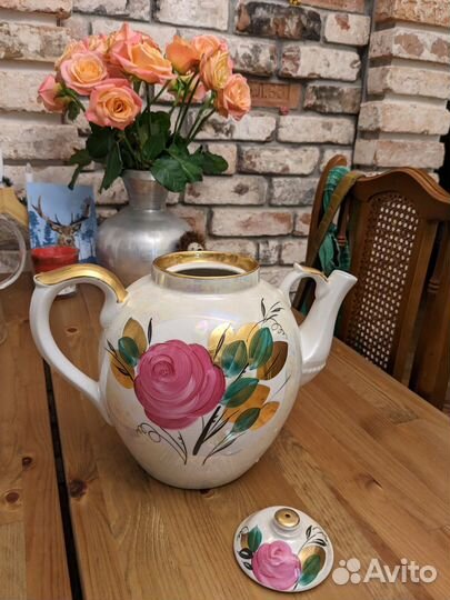 Чайник доливной. Дулевский фарфор. 4,5 л