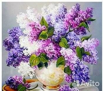Алмазная мозаика - Сирень