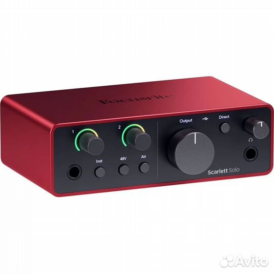 Звуковая карта focusrite Scarlett Solo 4th Gen