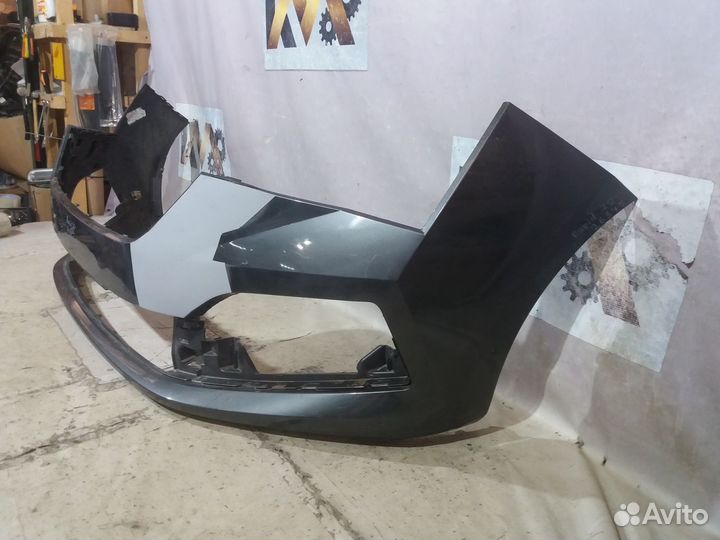 Skoda Rapid 20- Бампер Передний Бу оригинал