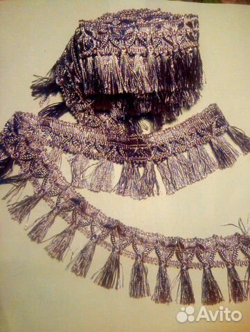 Бахрома с кистями 6'1м.Длинна кисти 7см