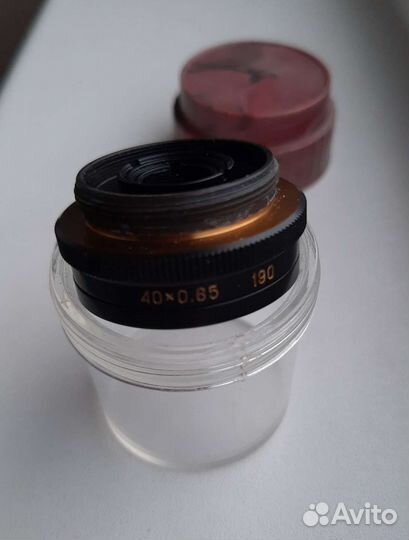 Конденсор, объектив, светофильтры, координаты шкал