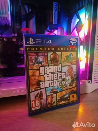 Новый диск gta5 для ps4/ps5