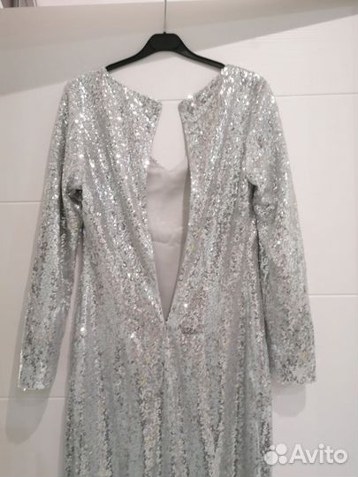 Платье женское вечернее с пайетками 48