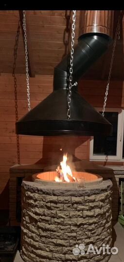 Труба сэндвич дымоход 1 метр нерж.1мм 0.5мм