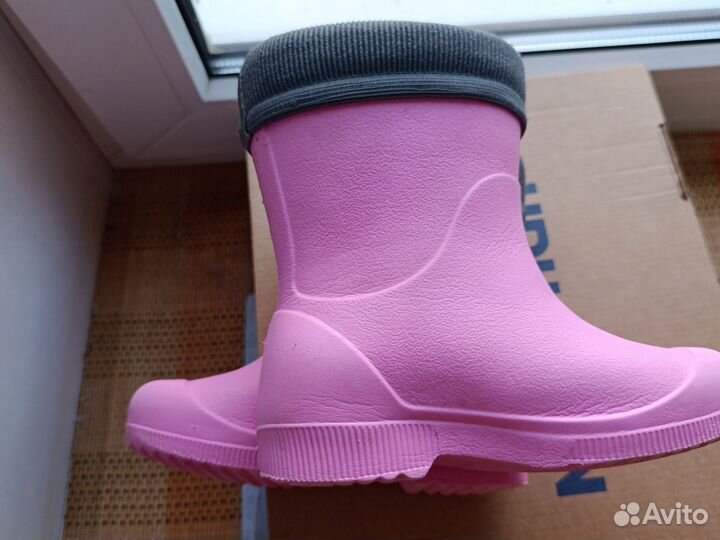 Детские резиновые сапоги 24/25размер