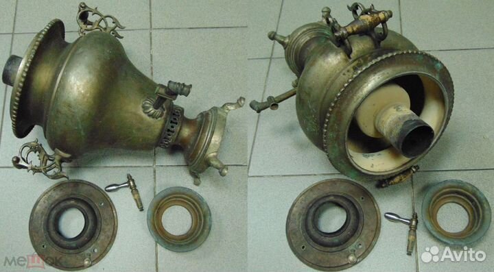 Самовар угольный старинный ваза