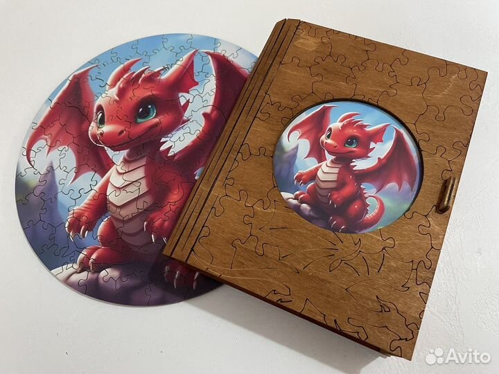 Деревянные пазлы для детей и взрослых, фотопортрет