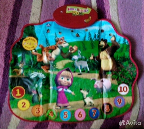 Развивающий музыкальный коврик