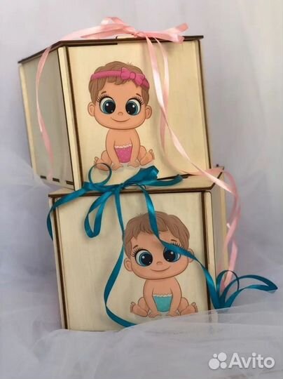 Коробка на свадьбу на мальчика, девочку