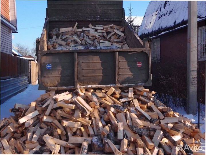 Дрова ольховые колотые