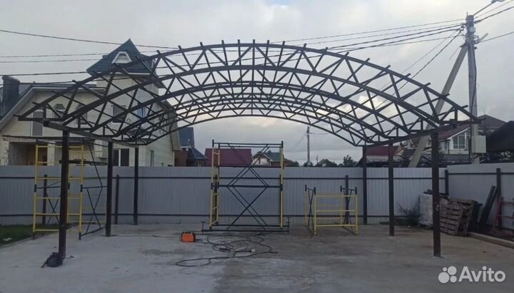 Установка Монтаж Навесов Под Ключ Любой Сложности