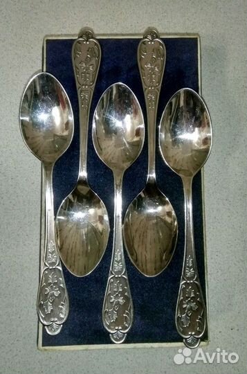 Ложки мельхиор с серебрением СССР