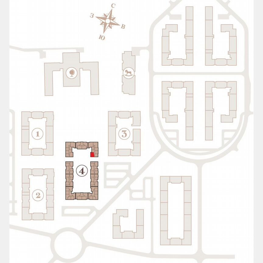 2-к. квартира, 60,4 м², 3/4 эт.