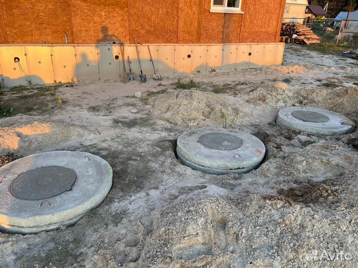 Септик из бетонных колец, Дренаж участка