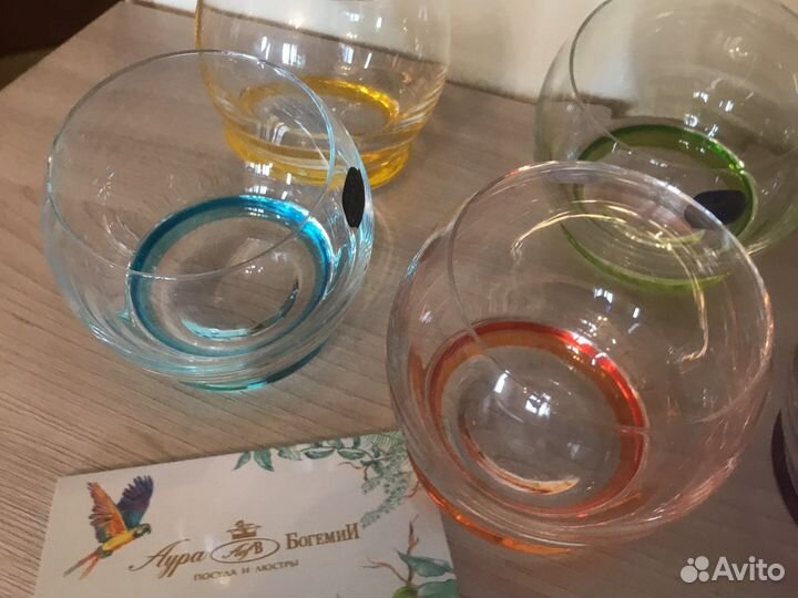 Стаканы -неваляшки Богемия Крейзи Ассорти