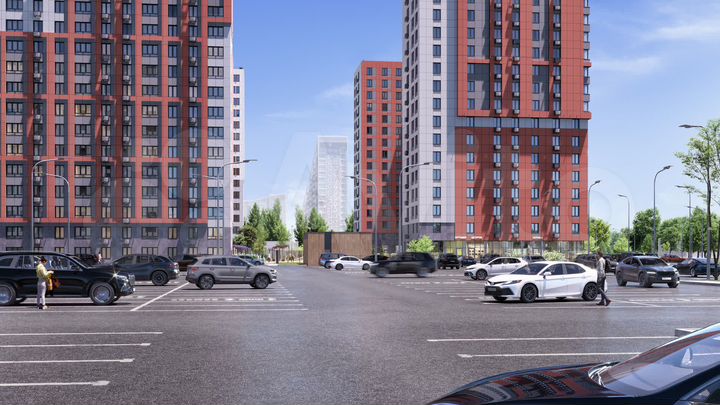 2-к. квартира, 58,8 м², 9/17 эт.