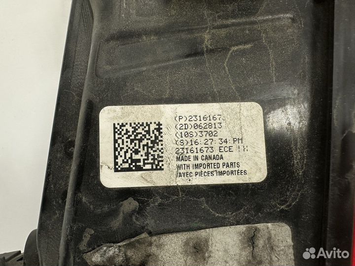 Фонарь Chevrolet Camaro 2014 задний левый