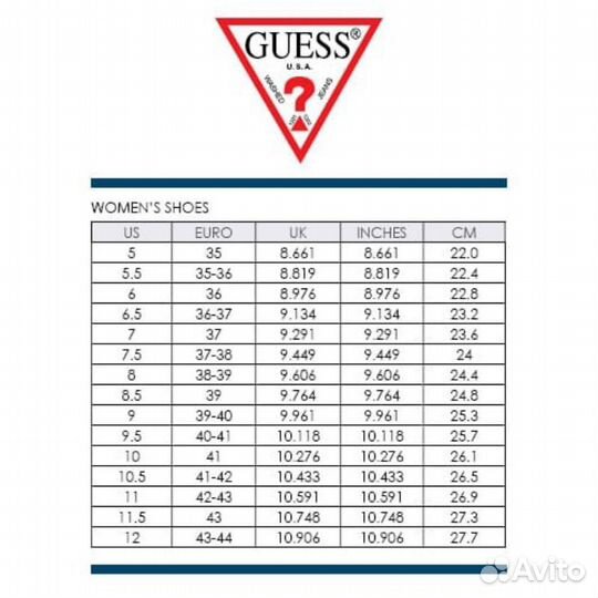 Дутики женские Guess (US 7.5 / US 8.5)