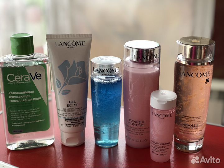 Тоник скраб мицеллярка Lancôme CeraVe