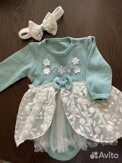 Платье боди для девочки