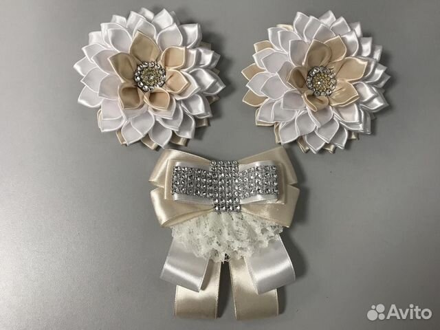 Школьные бантики ручной работы