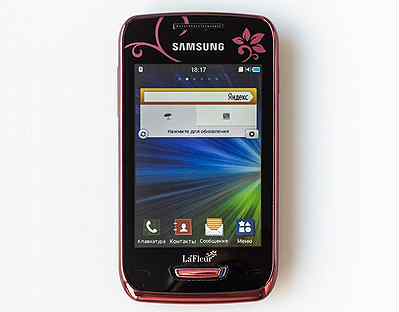 Samsung Wave Y GT-S5380D La'Fleur бордовый