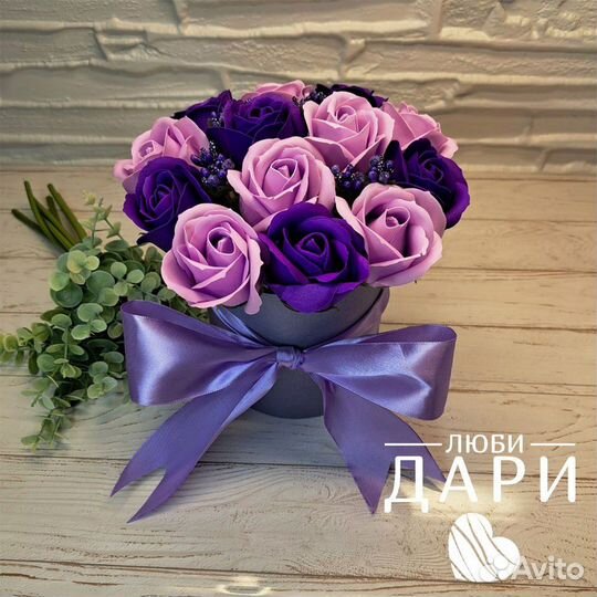 Букеты из мыльных цветов