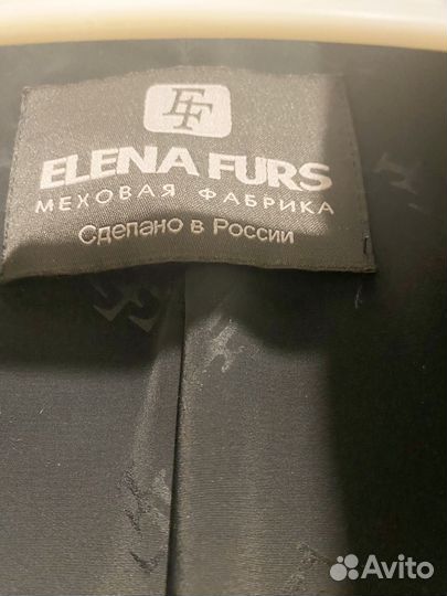 Шуба из натуральной овчины Elena Furs