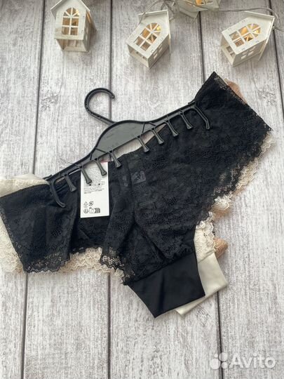 Женские трусики с кружевом H&M хипстеры М