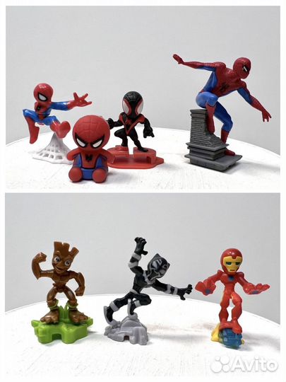 Игрушки Фигурки Marvel Sweet Box Киндер разные